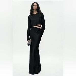 Zara Black Maxi Dress